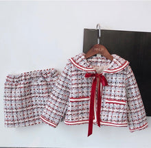 將圖片載入圖庫檢視器 女童秋冬必備斯文套裝