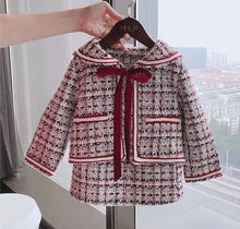 將圖片載入圖庫檢視器 女童秋冬必備斯文套裝