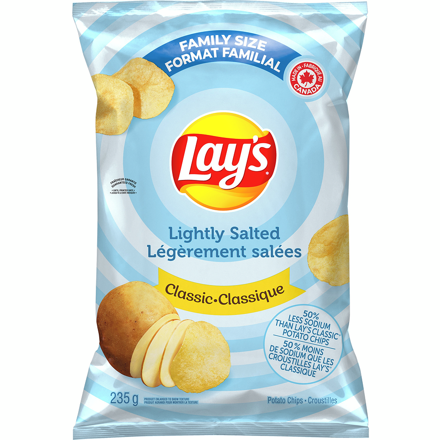 Lay's 少鹽薯片(235g)