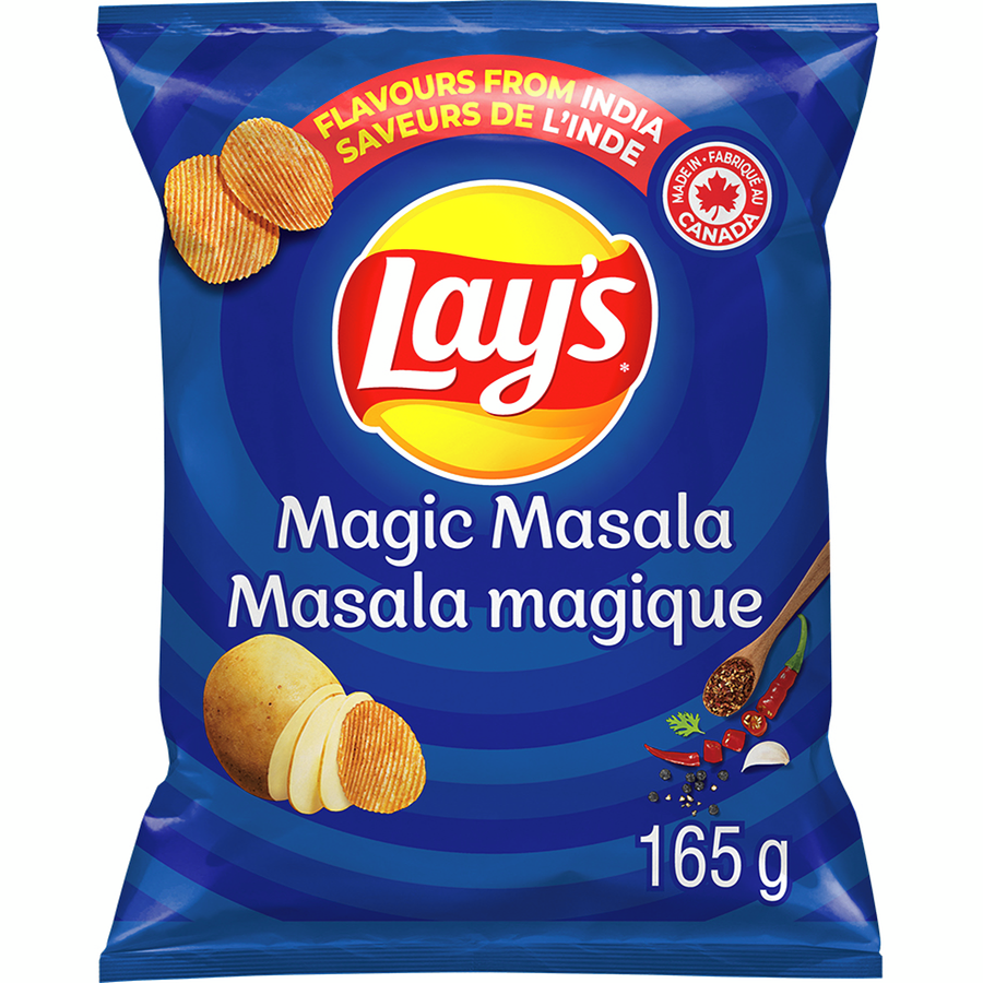 Lay's 印度咖喱薯片magic masala(165g)