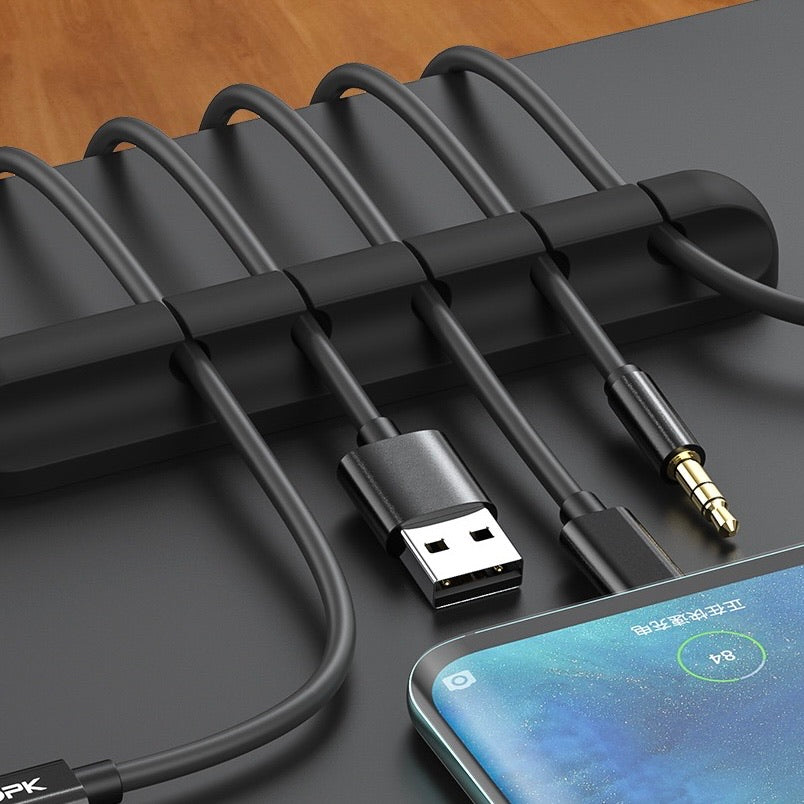 充電線桌面固定器