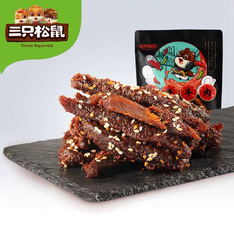 三隻松鼠零食 - 蜀香麻辣牛肉