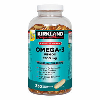Kirkland皇牌omega3深海魚油丸(330粒)